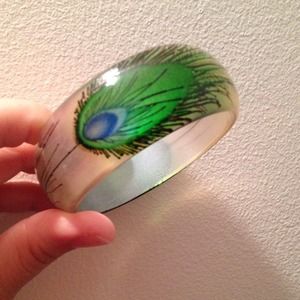 Peacock bracelet