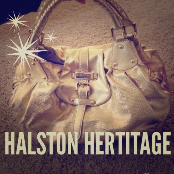 Halston Heritage Brandi Bag in Gold
