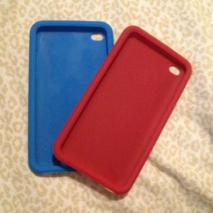Two new iPod touch 4th generation silicone covers.