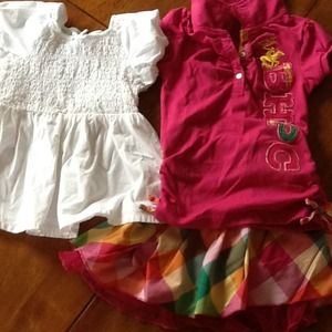 Girls size 5 outfit and GAP top.