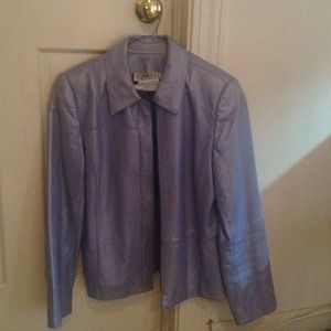 Lavender Carlisle Leather Jacket. Great Condition!