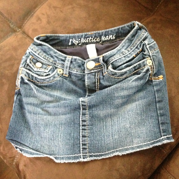 Girl's Justice Jean skirt/skort