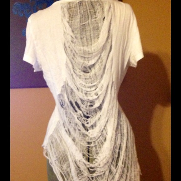 Tops - ✂✂💥HAND SHREDDED ASYMMETRICAL TSHIRT💥