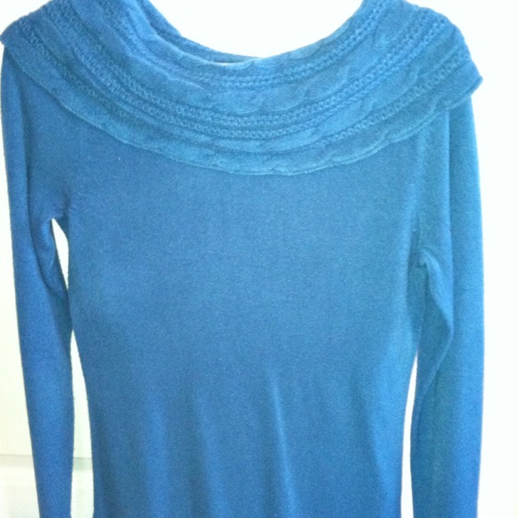 Blue soft sweater