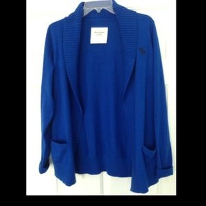 Brand new ABERCROMBIE & FITCH shawl cardigan sz L