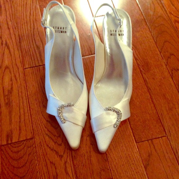Stuart Weitzman White heels