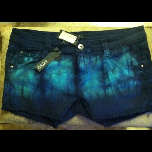 BUFFALO David Bitton tie dye jean shorts