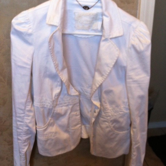 Guess white spring dress jacket