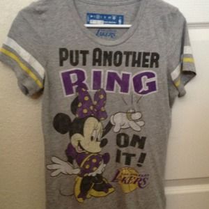 Lakers shirt .. Super cute 😊