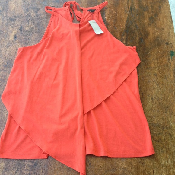 Ann Taylor asymmetrical cotton top
