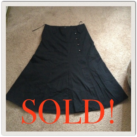 ❌Sold in Bundle❌Black denim skirt