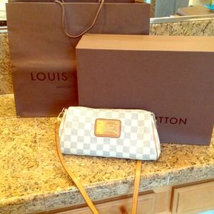 Louis Vuitton box and paper bag