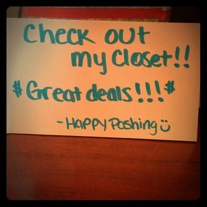 Stop and check out my closet!! See what you like!