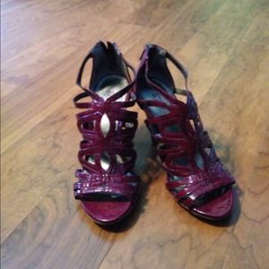 Deep purple, Kenneth Cole Reaction Heeled Sandals