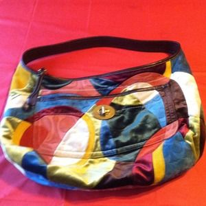 Rare Authentic Suede w/ Velvet Trim Coach