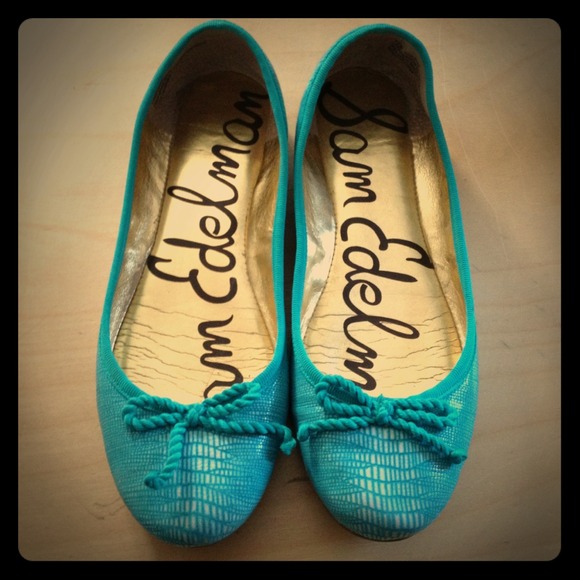 Sam edelman turquoise flats
