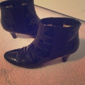 Cole Haan Patent Leather Boots