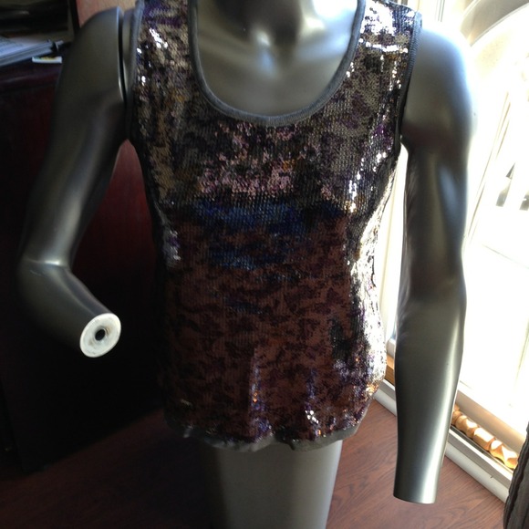 SOLD in bundle Sequined tank top. new with tags