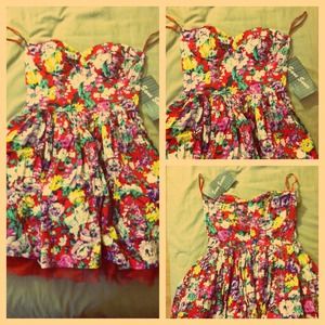 Its a florar vintage dress
