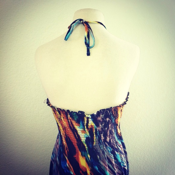 *NWT* Size 2X animal print colorful maxi dress - Picture 2 of 3