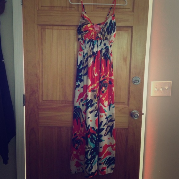 Spaghetti strap maxi dress