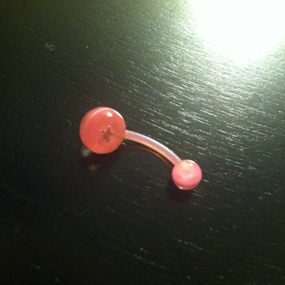 Pink belly button ring💎❌No Trades❌ No Paypal⛔️