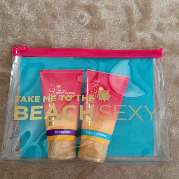 VS bronzer and self-tan.