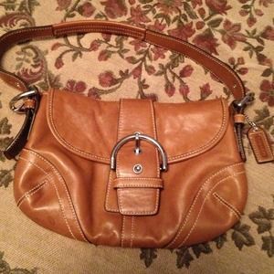 Authentic Coach Purse Light Brown