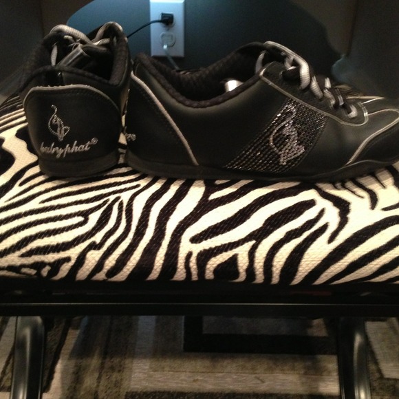 Black Baby Phat rhinestone sneakers