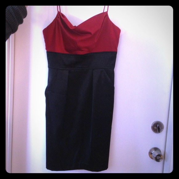 Spaghetti strap cocktail dress