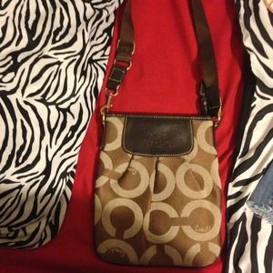 Coach inspired crossbody bag