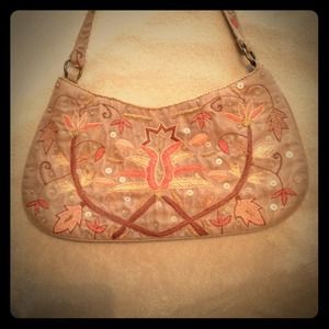 EXPRESS embroidered purse