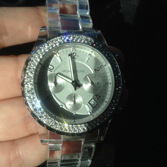 MICHAEL Michael Kors Accessories - Authentic Clear band Michael kors watch