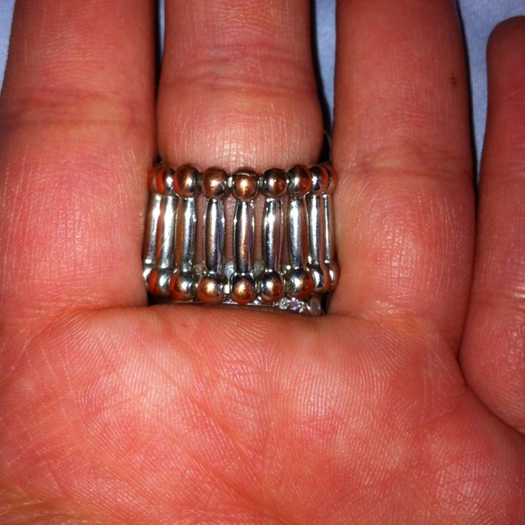 💍💎 BLING RING RHINESTONES FLOWER 💍💎 - Picture 3 of 4