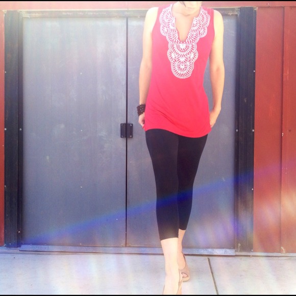 Red tunic