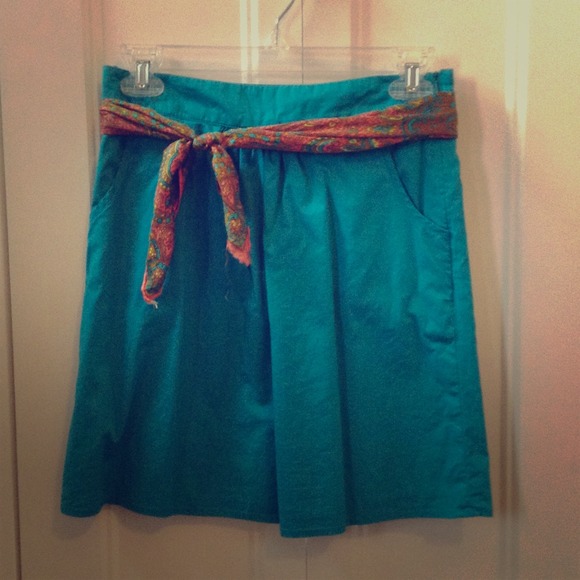 Turquoise Skirt from Francesca's