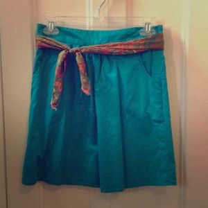 Turquoise Skirt from Francesca's