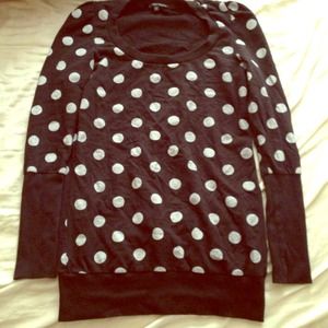 Polka dot sweater