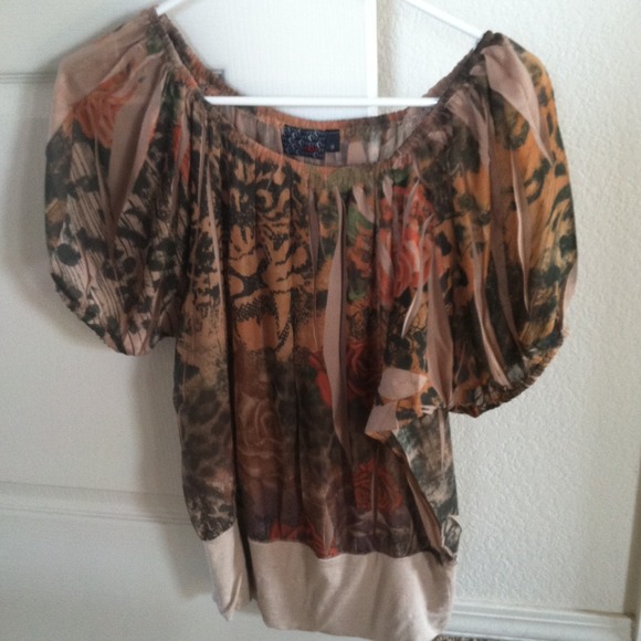 Multi colored blouse