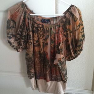 Multi colored blouse