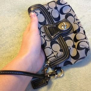 Authentic Coach wristlet