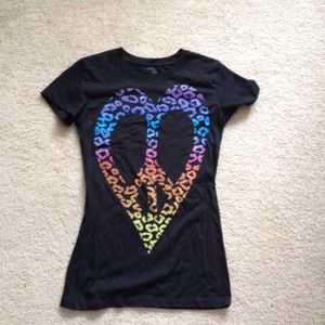 Peace sign heart shirt