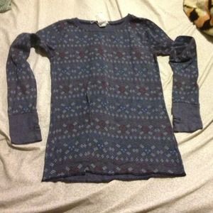 Scrapbook skull long sleeve shirt