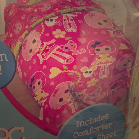 New in bag lalaloopsy twin comforter set