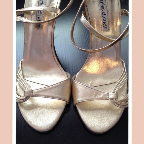 Charles David Gold heels