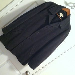 J. Crew men's wool coat. Charcoal.