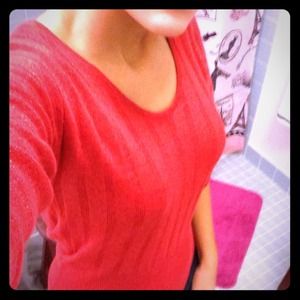 Red dressy top