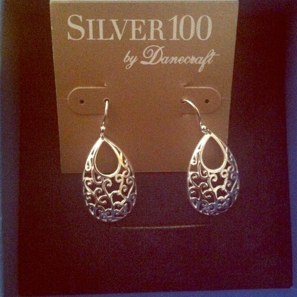 Silver earrings