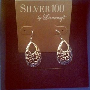 Silver earrings