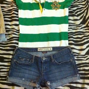 HILLISTER SHORT SHORTS SIZE 0s